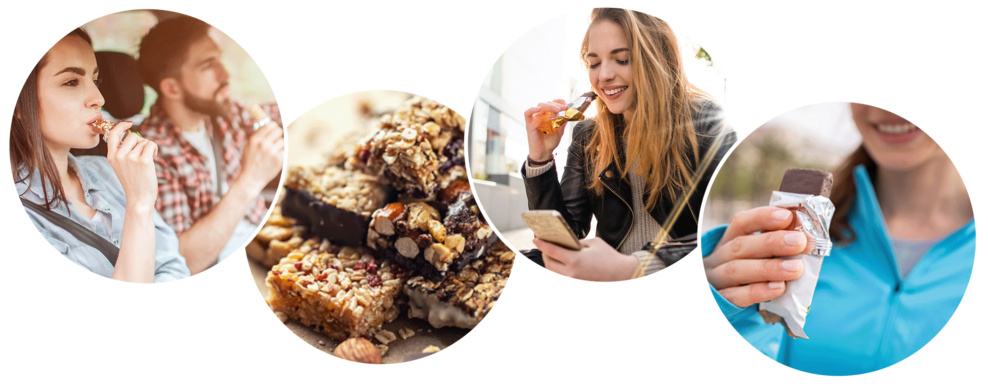 protein bars, sports nutrition bars group image